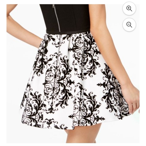 Black & White Party Dress - Picture 13 of 13